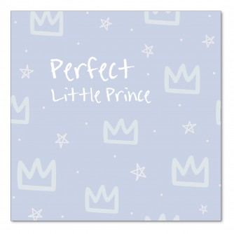 Perfect Little Prince New Baby Greetings Card