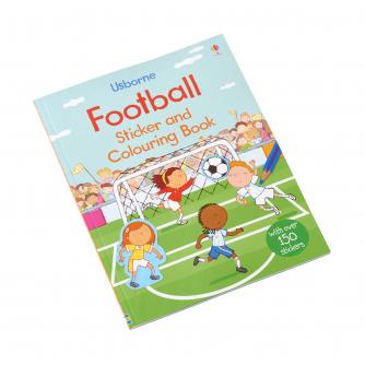 Usborne Football Sticker and Colouring Book