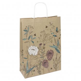 Eco Nature Sustainable Bumblebee Floral Gift Bag