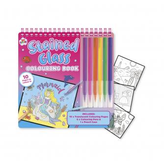Stained Glass Colouring Book