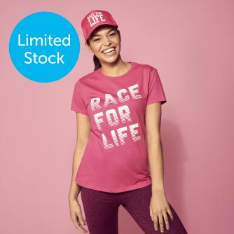 Race for Life Racer Design Fitted T-shirt