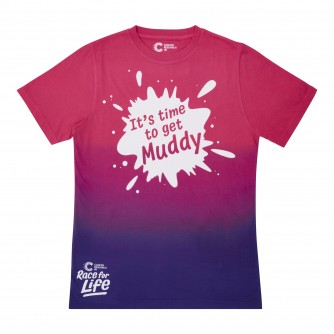 Pretty Muddy Men's Pink Ombre T-Shirt