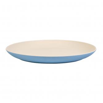 Blue 2-Tone Bamboo Dinner Plate 