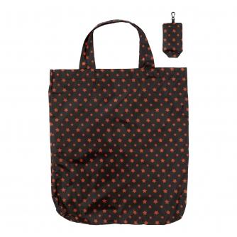 Stars Foldaway Keyring Shopping Bag