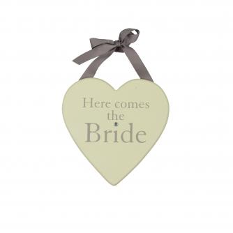 Here Comes the Bride Plaque, Wedding Gifts, Cancer Research UK